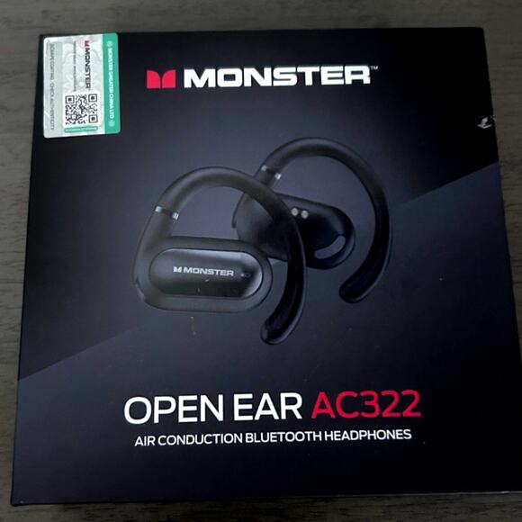 Monster Beats AC322 Bluetooth Headphones - Wireless Open Ear-hook 36hr IPX5 NEW - Picture 5 of 8